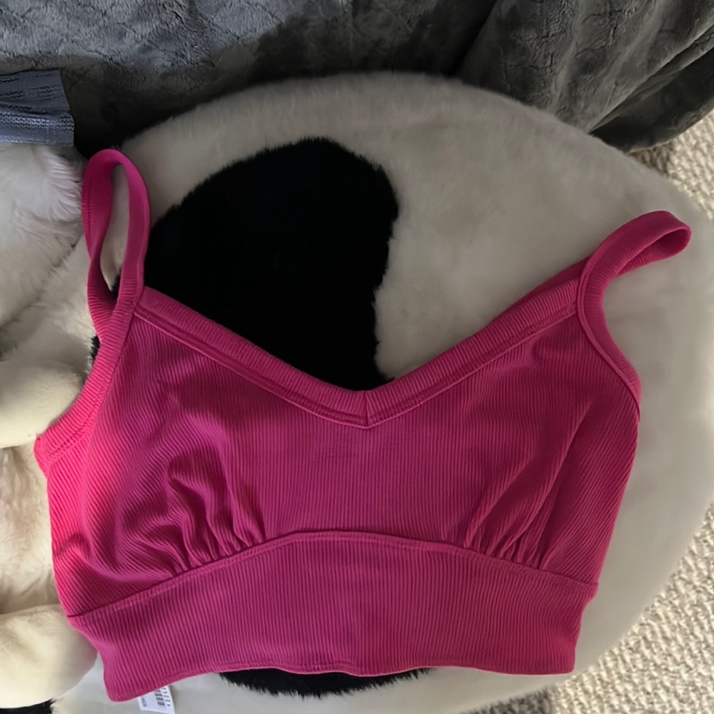 hot pink basic tank